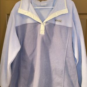 Columbia pull over fleece jacket